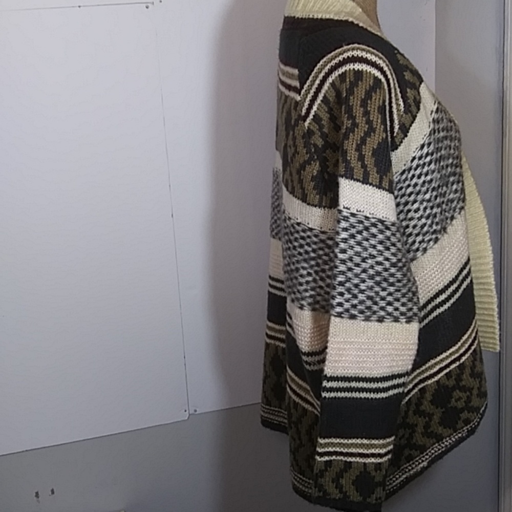 Quinn Nordic Knitted Open Front Chunky Cardigan - image 3